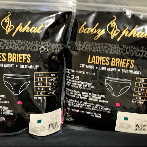 Brand New w/Tags. 10 Pairs of Baby Phat Underwea!r - Picture 3 of 9